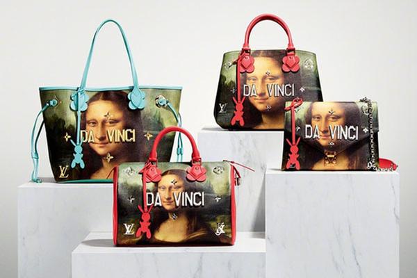 Jeff Koons - Mona Lisa Leonardo da Vinci Bag for Louis Vuitton