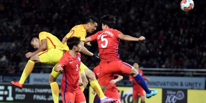 China mengikat Korea Selatan 2-2 di Kejuaraan Sepak Bola EAFF E-1