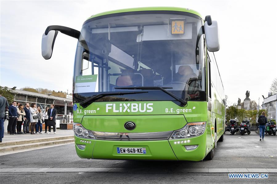 China S Yutong Provides E Buses On Electric Bus Line In France Chinadaily Com Cn