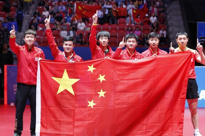 China's Men's Team Win 9th Consecutive Title At Table Tennis Worlds ...