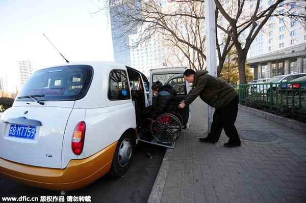Beijing to introduce more barrier-free cabs
