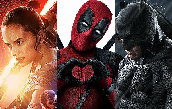Deadpool, Batman and Star Wars are among the most pirated movies on 2016 on Torrent sites
