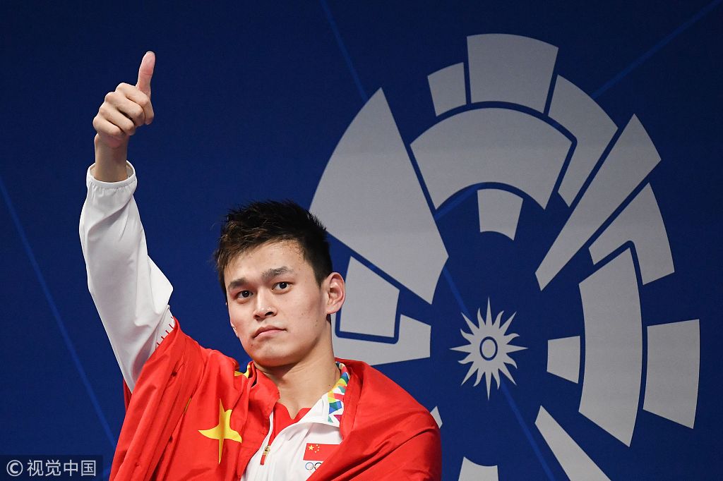 Sun Yang adds 800m freestyle Asian Games ti