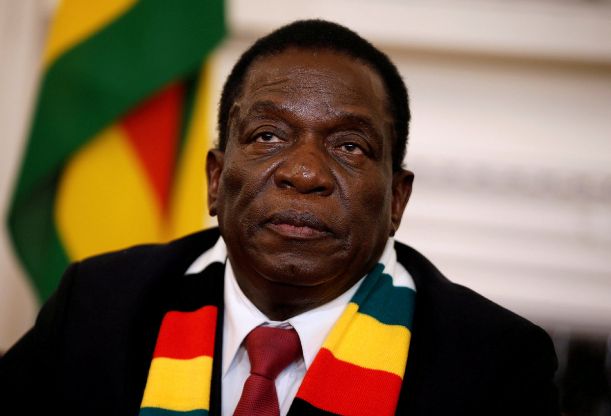 Mnangagwa sworn in as Zimbabwean president for next five years - World - Chinadaily.com.cn