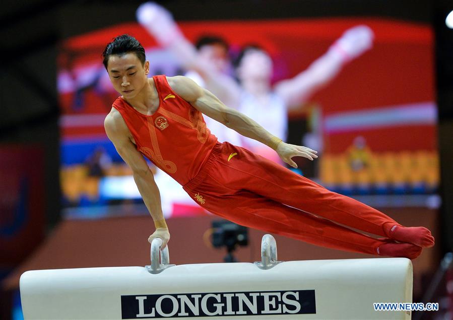 China wins men s team title at gymnastics worlds Chinadaily .cn