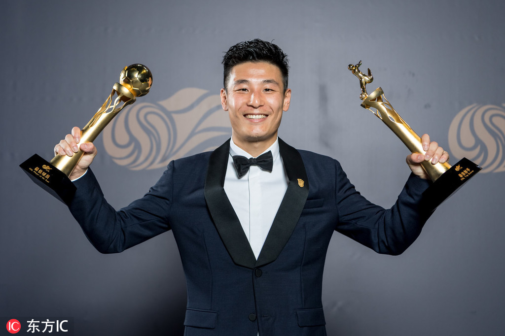 storm lav lektier turnering Shanghai SIPG forward Wu Lei wins CSL Top Scorer, MVP awards -  Chinadaily.com.cn