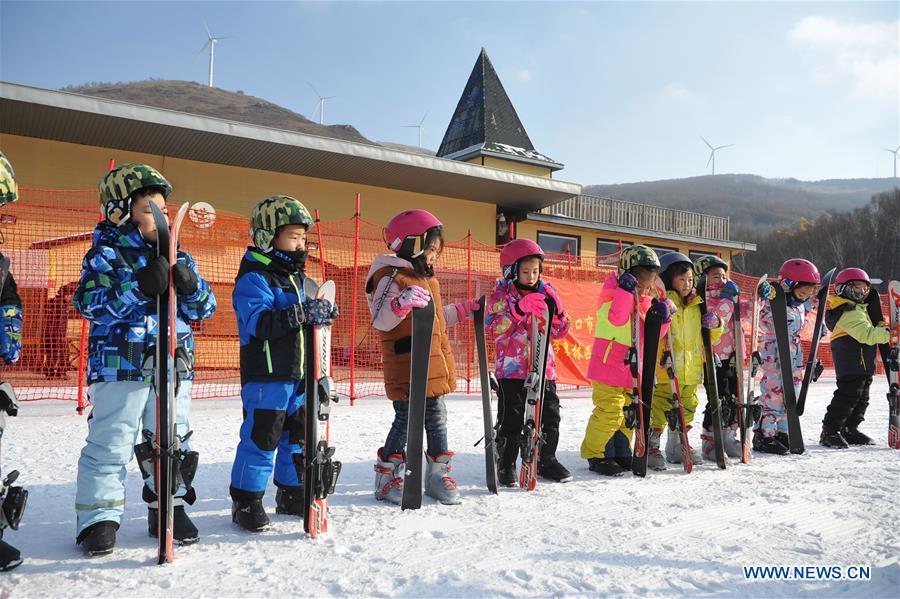 Students Experience Skiing In North China's Chongli - Chinadaily.com.cn