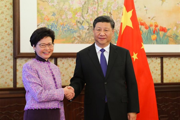 Xi Meets With Hksar Chief Executive Chinadaily Com Cn