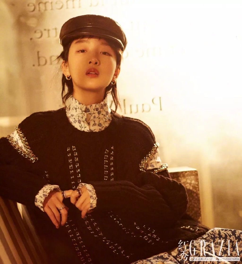 Actress Zhou Dongyu covers fashion magazine 