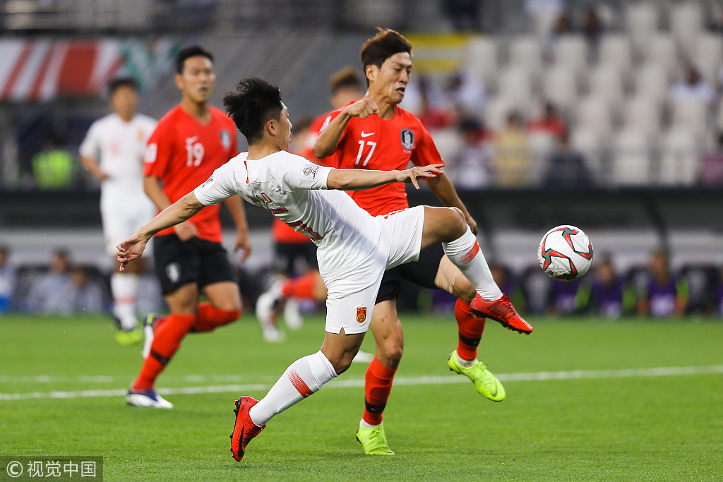 China defeated by South Korea 02 in Asian Cup Group C match