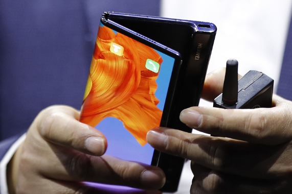 Huawei launches foldable 5G smartphone Mate X