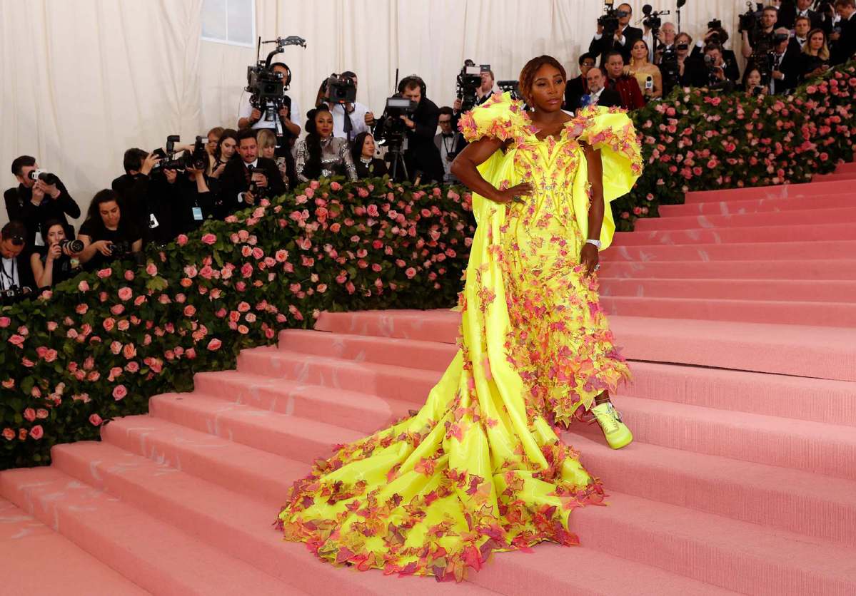 serena williams yellow dress