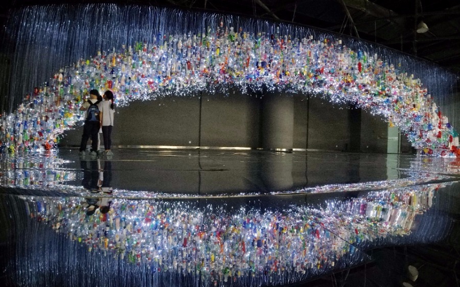 Plastic art goes on show at Shanghai Science and Technology Museum