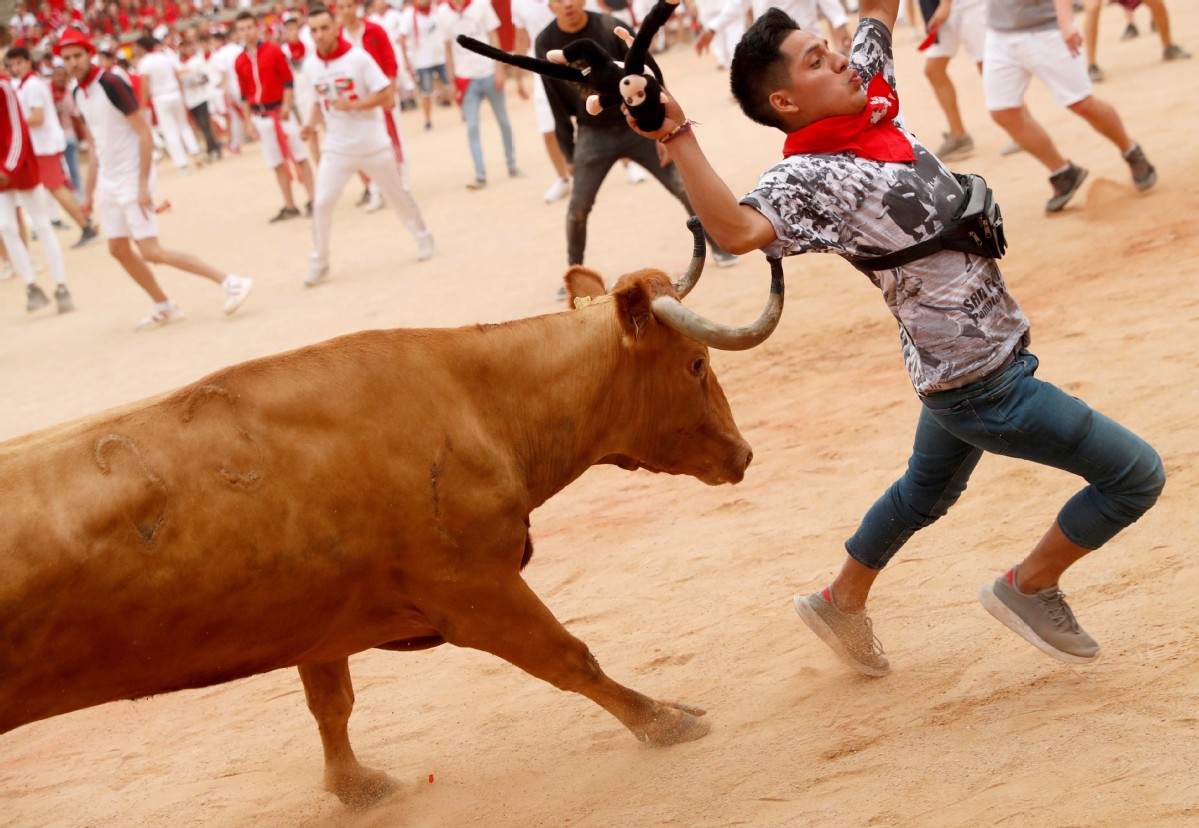 Photos: Spain's famous Running of the Bulls festival
