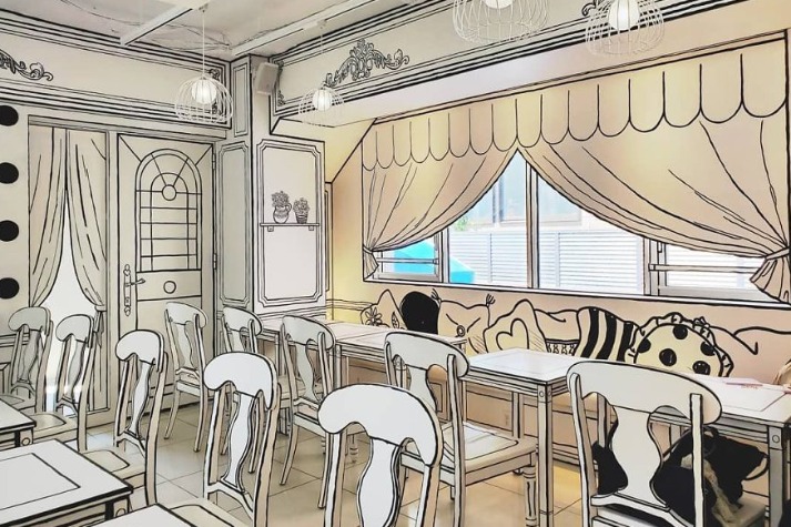 日本首家2d咖啡厅开张 仿佛走入二次元漫画