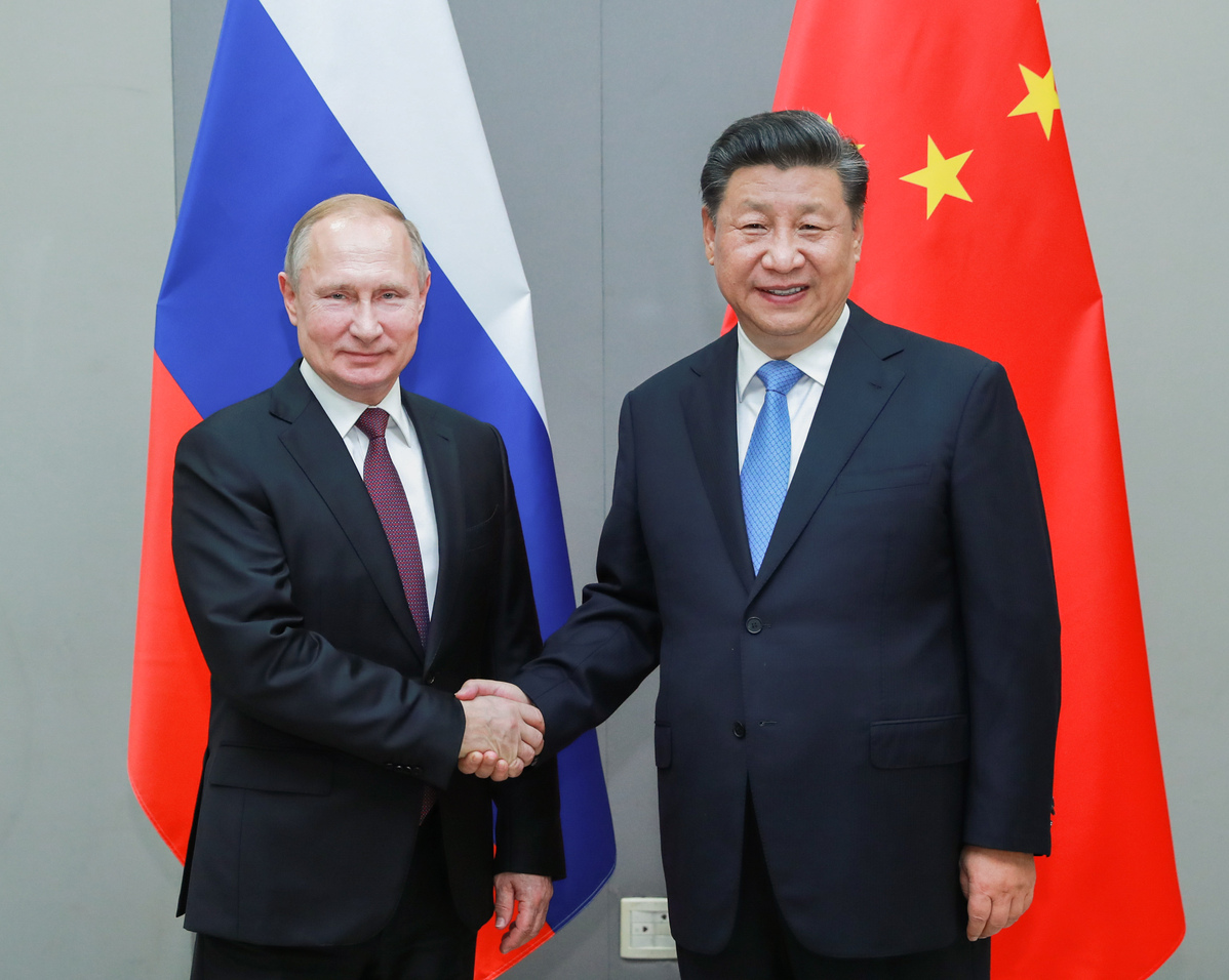 Xi, Putin hail deepening Sino-Russian cooperation - Chinadaily.com.cn