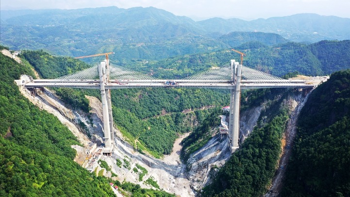 New Bridge Established In Wenzhou's Valley - Chinadaily.com.cn