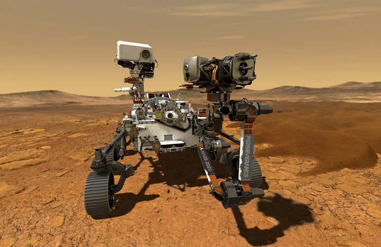 美国火星探测器“毅力”号成功登陆火星并发回照片-Chinadaily.com.cn
