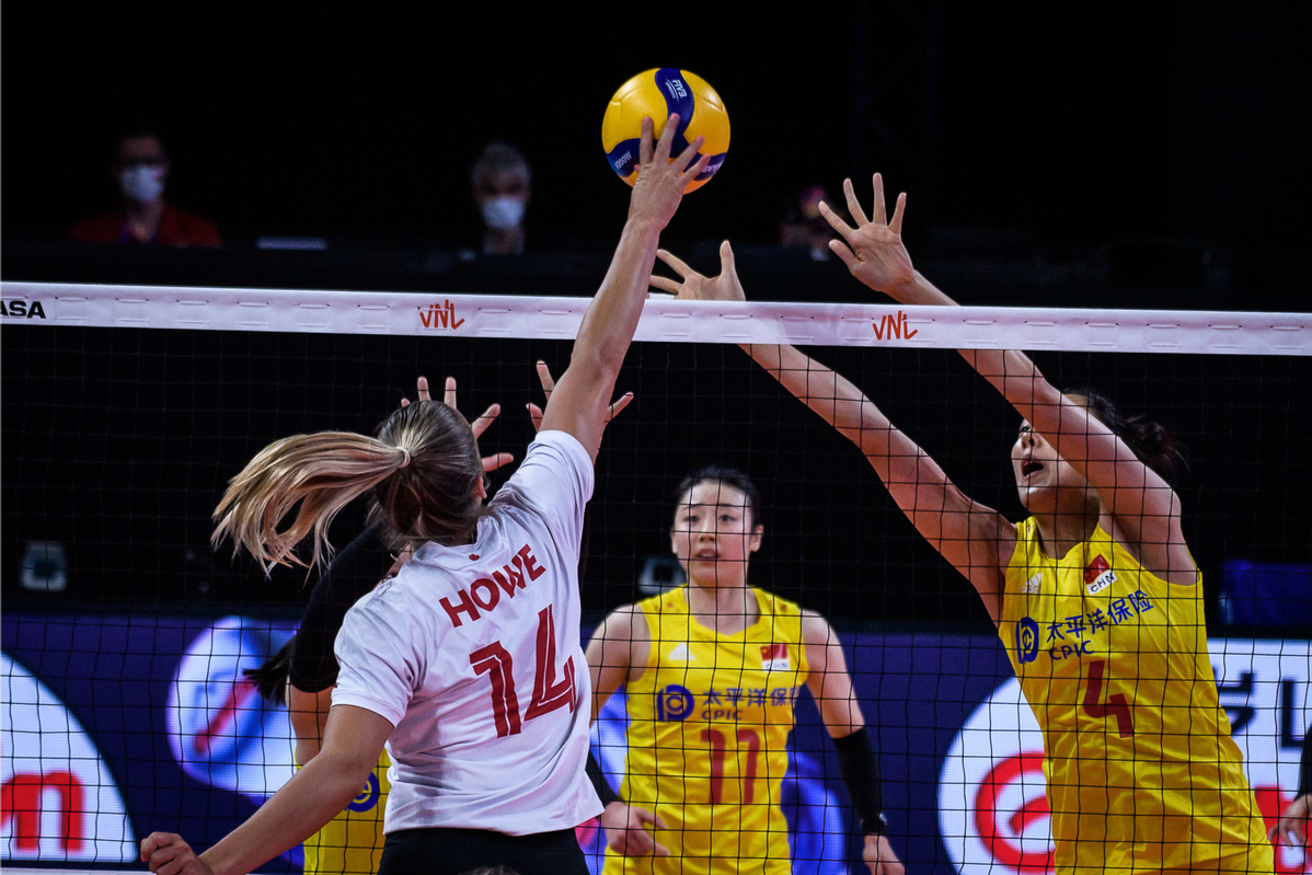 Canada clinches first win of 2021 VNL, stunning China 3-2