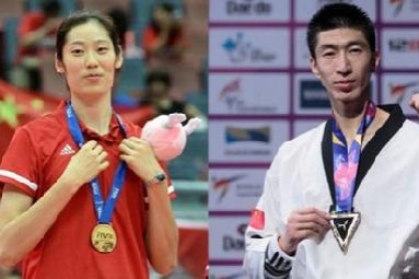 双旗手！朱婷、赵帅担任东京奥运会开幕式中国体育代表团旗手