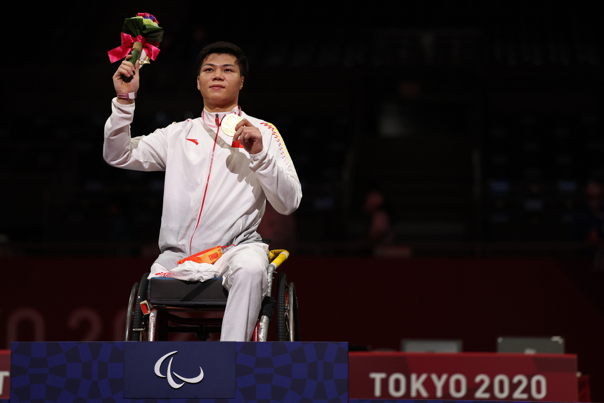 China sweeps 5 golds on first day of Tokyo Paralympics - Chinadaily.com.cn