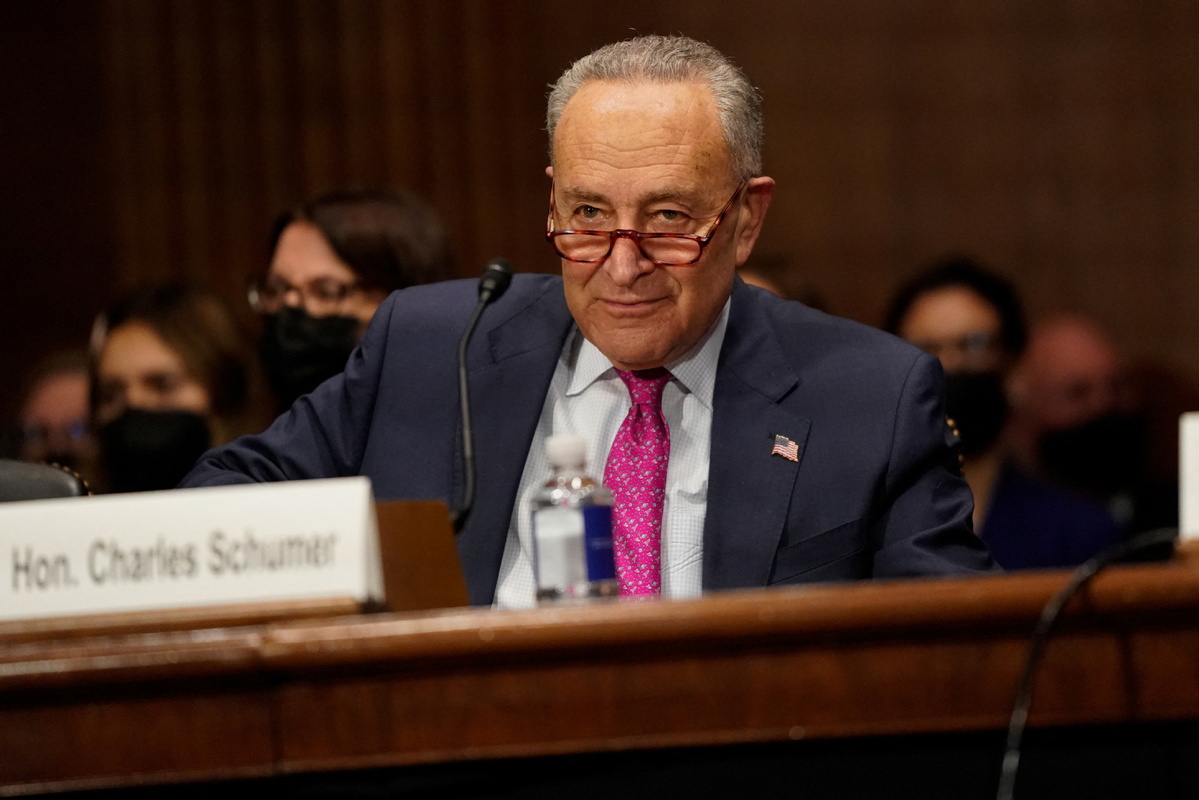 Schumer Says US Senate To Vote On Biden's Social Spending Bill Early ...