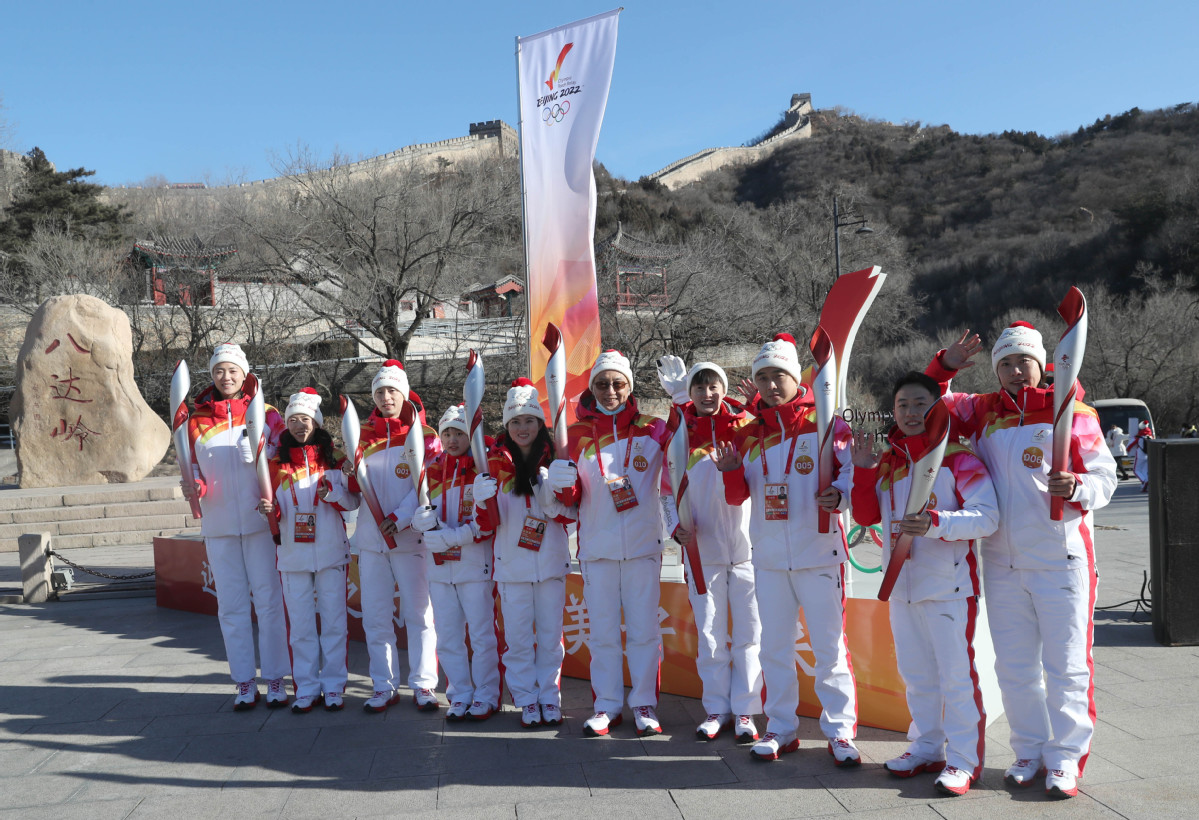 Beijing 2022 Olympic Torch Relayed In Progress