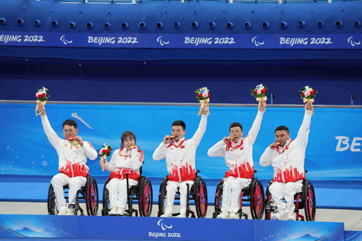 China Defends Wheelchair Curling Title At Beijing Paralympics ...