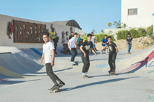 Skateboarding offers Gazan youngsters a refuge from strife