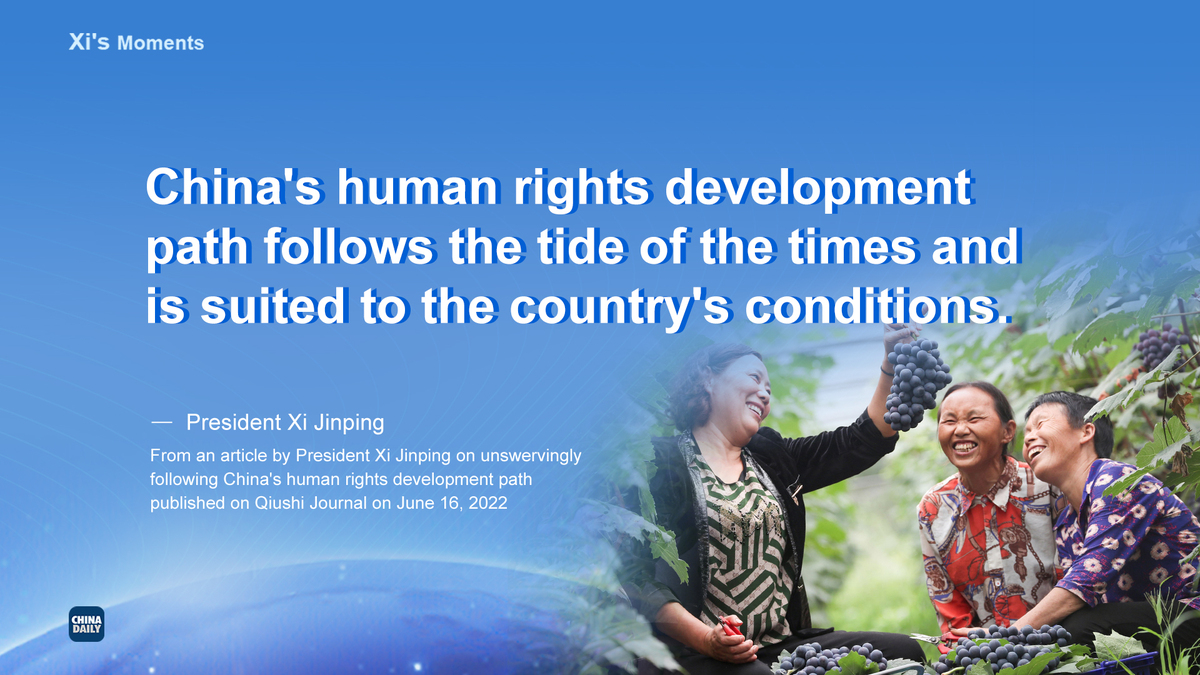 Highlights From Xi's Article On Human Rights - Chinadaily.com.cn