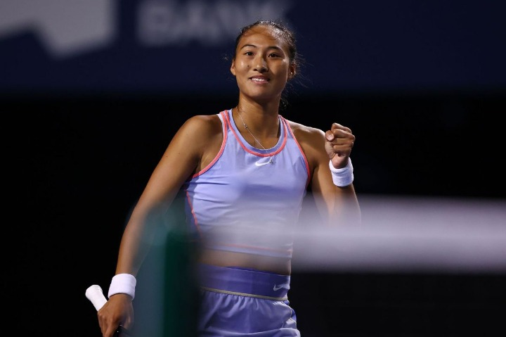 China's Zheng reaches first WTA 1000 quarterfinals in Toronto