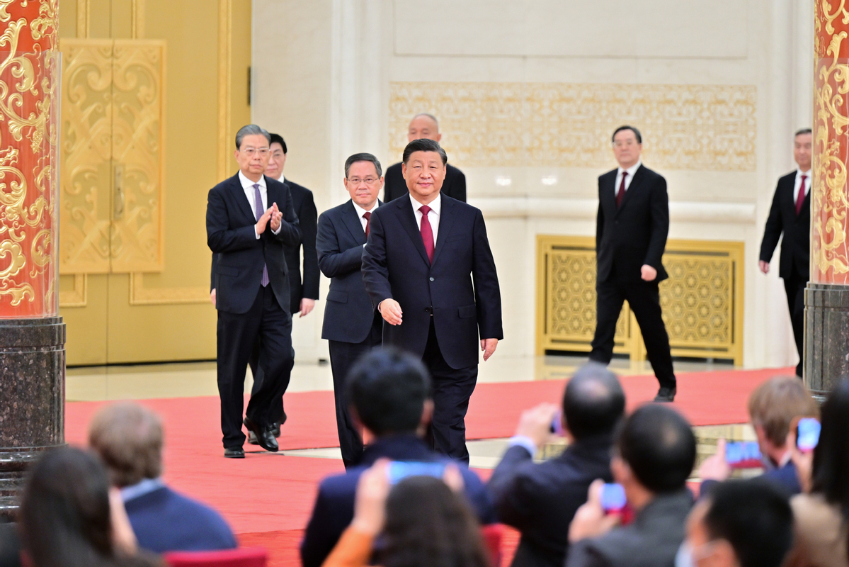 Xi Jinping Leads CPC Leadership In Meeting The Press - Chinadaily.com.cn