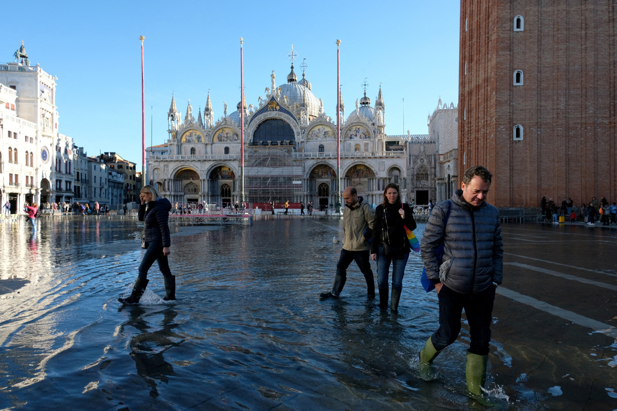 в венеции ушла вода