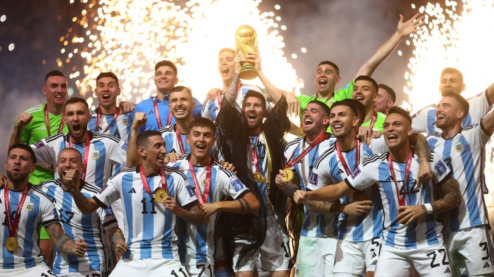 Messi Argentina 3 Stars jersey world cup champions – Brands & Trends