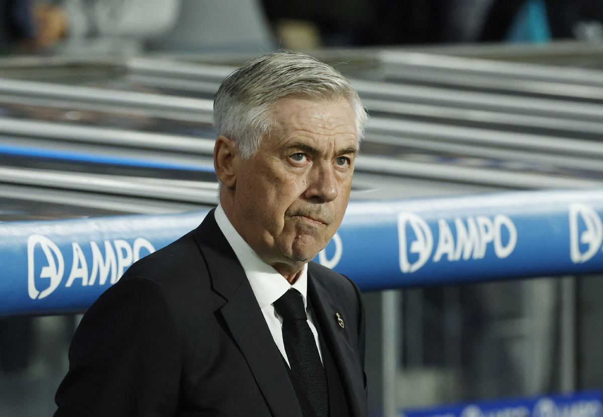 Real Madrid Coach Ancelotti Looking For 'positive' Result Against Man ...