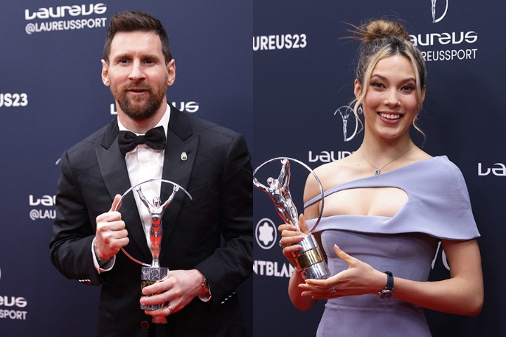 Messi wins Laureus individual prize again, Gu Ailing crowned Action Sportsperson