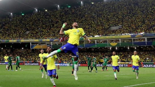 Neymar breaks Brazil's goal-scoring record in 5-1 win in South