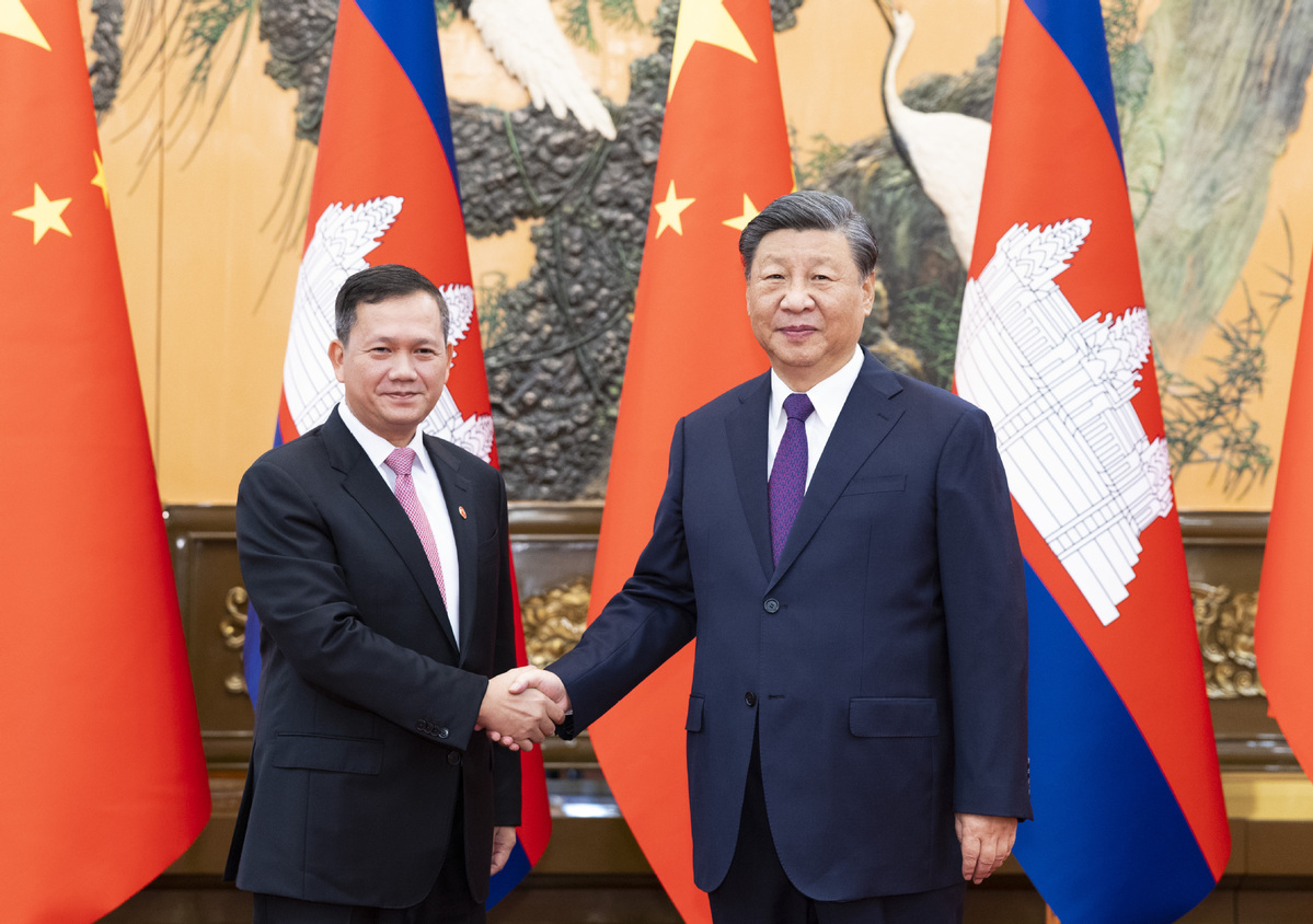 Xi Meets Cambodian PM - Chinadaily.com.cn