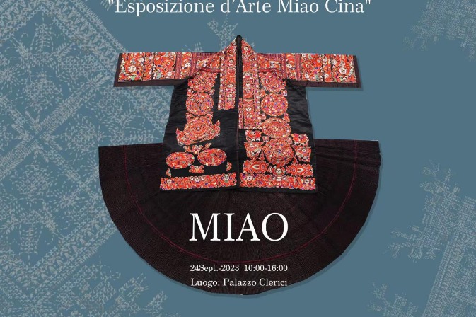 Miao embroidery art to draw spotlight at Milano Fashion Week