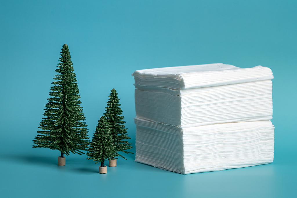 Wildlife Trees Wrapping Paper