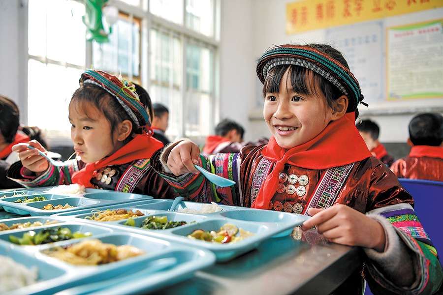 Path to bright future running through rural school canteens