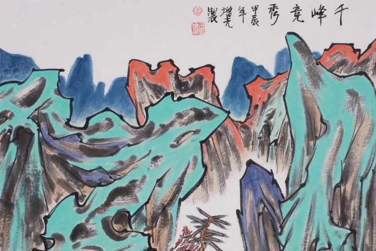 Ink works blend power and serenity at Ningbo exhibition