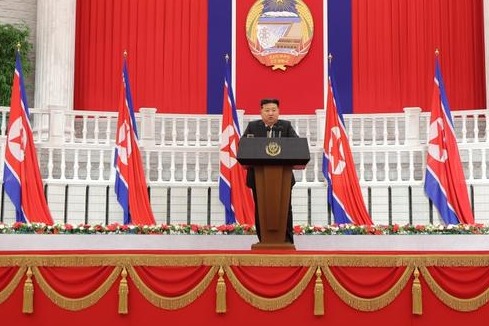 DPRK top leader calls for stronger economic development, national defense