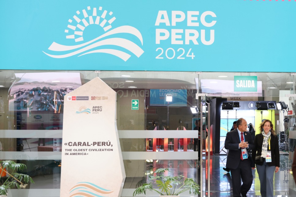 A close look at International Media Center for APEC meeting