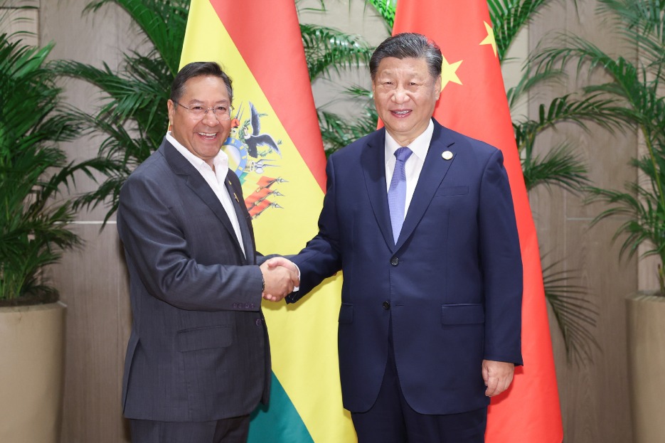 Xi says China to align Belt and Road cooperation with Bolivia's 2025 development plan