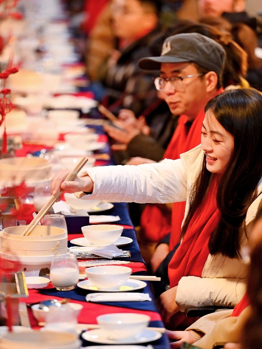 Lunch is in for Lunar New Year's Eve