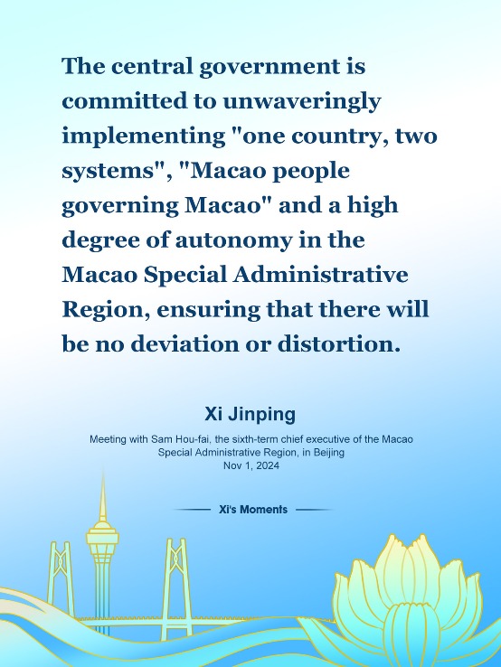 Xi's statements on 'one country, two systems'