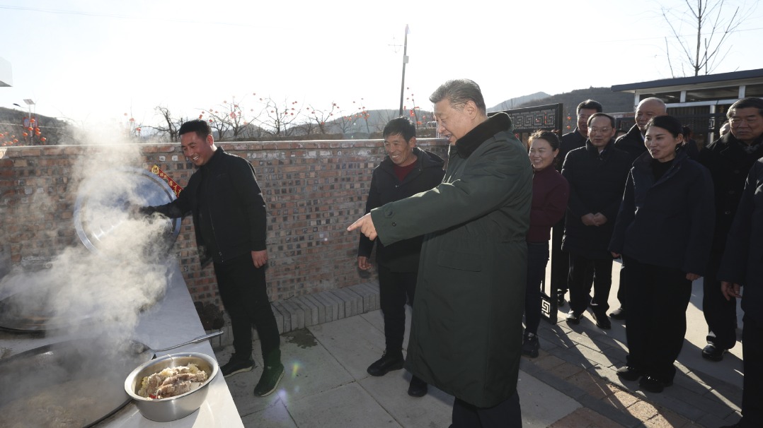 Xi visits flood-affected residents in Northeast China