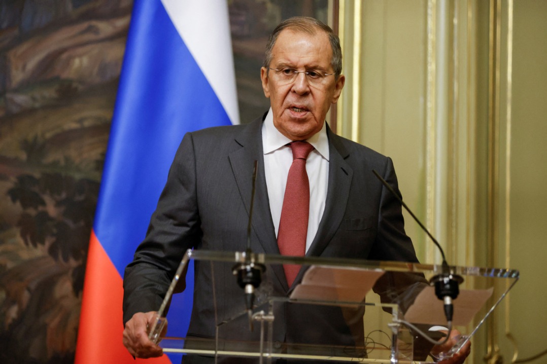 Russian FM says US can help resolve Ukraine conflict