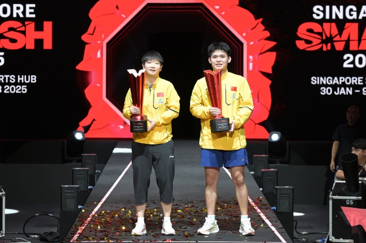 China's Lin, Sun maintain top places in table tennis world rankings